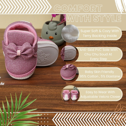 Booties Pink Sound Shoes Neska Moda 12 To 15 Months Baby Boys