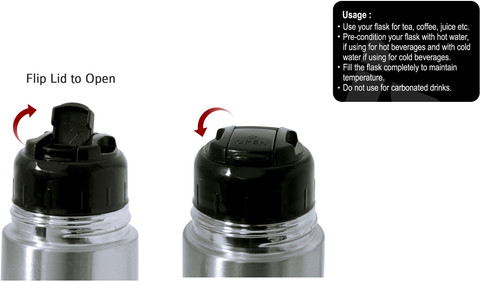 RS RETAILS Replacement Lid for Milton Hot Cold Flask 1000ml - Main Image
