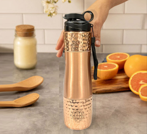 1000ml ネルデザインワークス Copper Fuel Bottle ① 5309_MatteFinishLargeCopperBot