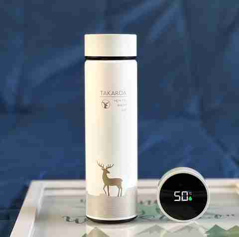 Cilox Hot & cold thermos water bottle 500 ml Steel Bottle (Pack of 1, White) - Image 5