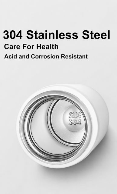 Cilox Hot & cold thermos water bottle 500 ml Steel Bottle (Pack of 1, White) - Image 7