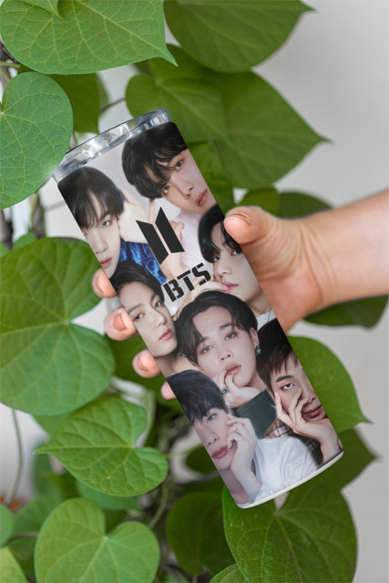 TheWhoop BTS 7 Team Printed Stainless Steel Tumbler ( Bottle ) For