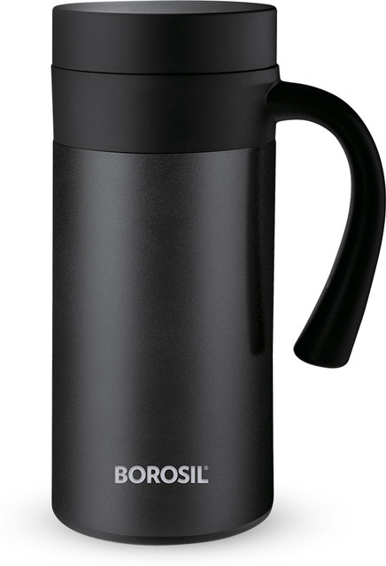 BOROSIL 400 ml Steel Flask