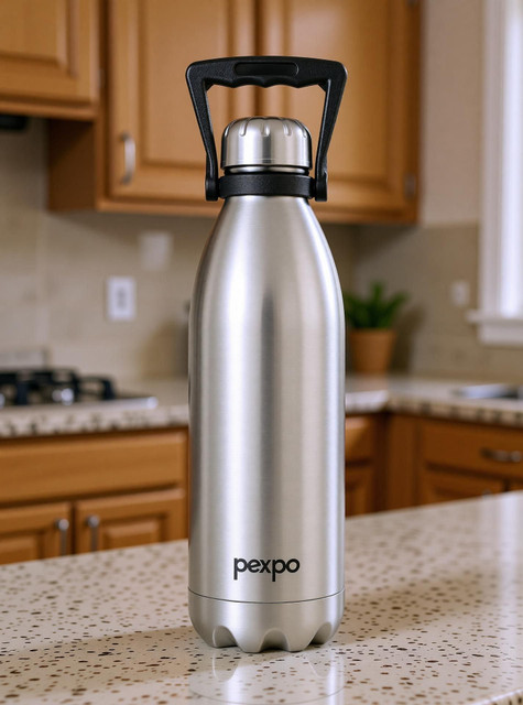 小物 L'ECHOPPE NPCD/Silver Code 50 pexpo Echo 1800, Hot and Cold thermosteel Water Bottle With Carry