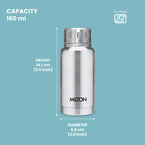 MILTON 160 ml Steel Flask Buy MILTON 160 ml Steel Flask Online