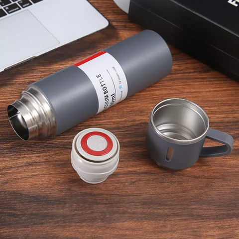 STYLE HOMEZ TRIPLEE, Stainless Steel Vacuum Insulated Thermos with