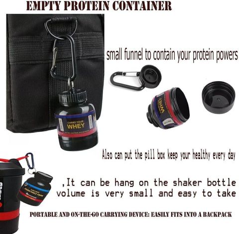 TRUE INDIAN Portable Protein And Supplement Powder Funnel With Keychain ...