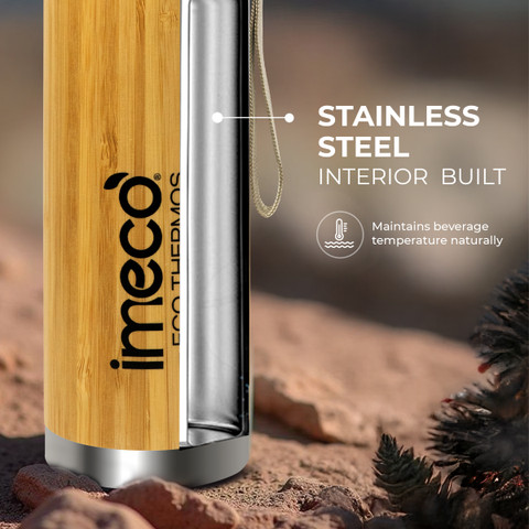 IMECO Thermosteel Water Bottle Vaccum Insulated 24 Hours Hot