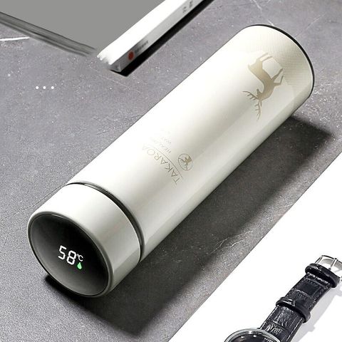 Cilox Hot & cold thermos water bottle 500 ml Steel Bottle (Pack of 1, White) - Image 6