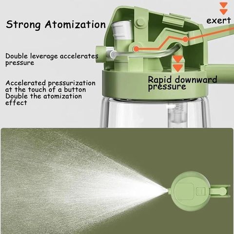 IKONEXX 2 in 1 Olive Oil Sprayer and Dispenser Bottle, 470 ml, Light - Image 8