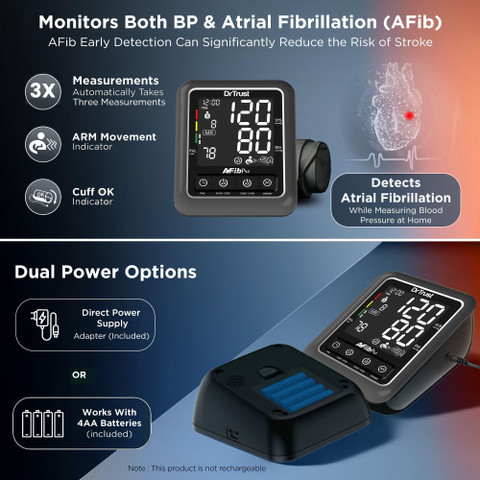 Dr Trust (USA) Atrial Fibrillation Automatic Dual Talking Digital