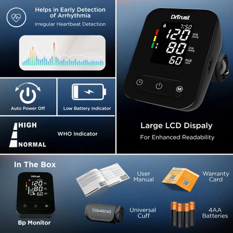 Dr Trust (USA) SmartHeart BP Machine Automatic digital TALKING