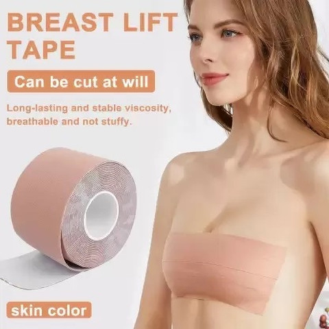 My Machine Boob Tape and 10 Pcs Petal Backless Nipple Cover Set Breathable  Breast Lift Tape Cotton Peel and Stick Bra Petals Price in India