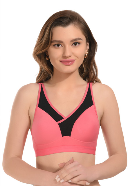 Vhonkart sport red 36 padded Women Push-up Lightly Padded Bra