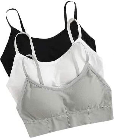 TYMONT Women Cotton Padded Wire Free Longline Sports Bra Cami Tank