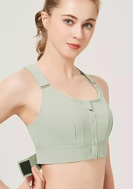 Sensual Lady Sports Yoga Bra with Adjustable Straps High Impact Shockproof  Brassiere Women Sports Lightly Padded Bra - Main Image