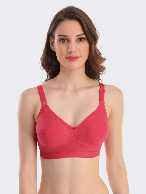 POOJA RAGENEE Double Layer Cotton Blend Women Full Coverage Non Padded Bra