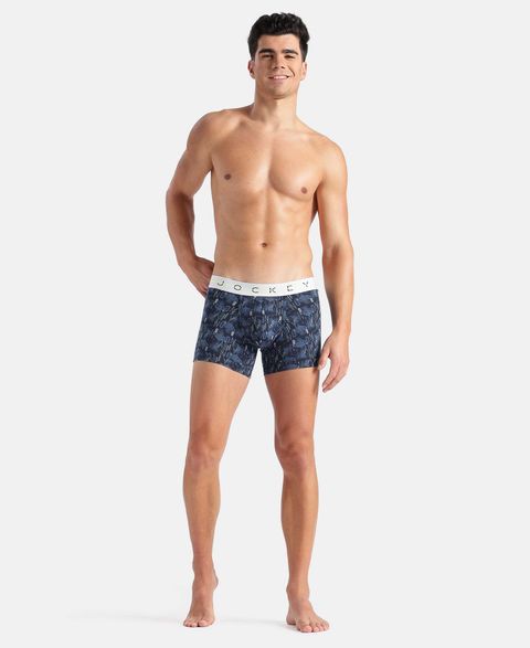 JOCKEY NY02 Super Combed Cotton Elastane Stretch Printed Men Trunk - Image 8