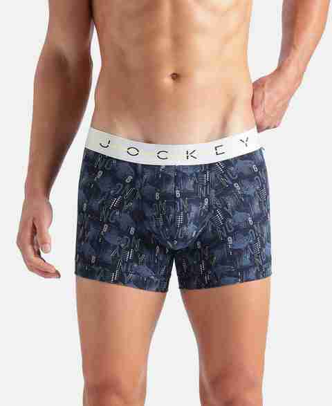 JOCKEY NY02 Super Combed Cotton Elastane Stretch Printed Men Trunk - Image 5