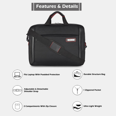 Lavie Sport Business Pro briefcase Medium Briefcase For Men