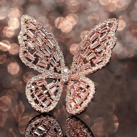 THANU'S CRAFT Rosegold Butterfly Brooches Saree wedding Engagement Dress  brooch for women Brooch Price in India - Buy THANU'S CRAFT Rosegold  Butterfly Brooches Saree wedding Engagement Dress brooch for women Brooch  online