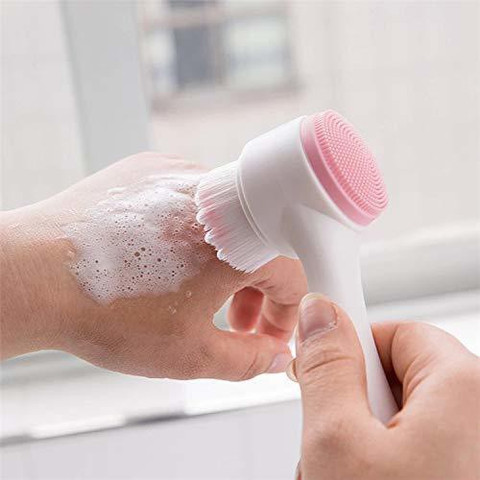 orbvia 2 in 1 Face Brush Double Sided Facial Cleansing Brush