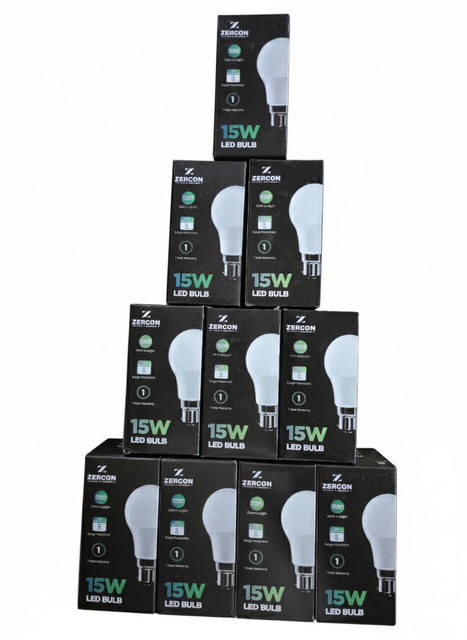 Zercon 15 W Basic Round B22 LED Bulb Price in India - Buy Zercon