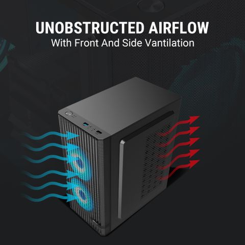 DZAB ZEB-GAMING-COMPUTER650-120-1TB I5-2400 (8 GB RAM/Onboard Graphics/1 TB Hard Disk/120 GB SSD Capacity/Windows 10 Home (64-bit)/1 GB Graphics Memory) Mid Tower - Image 4