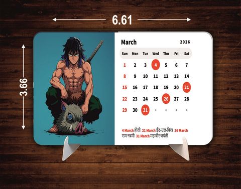 SKINADDA Demon ALL Calendar Photos & Quotes for Fans 2026 Table ...