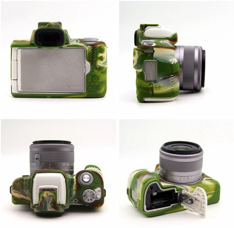 Canon EOS M50 Silicone Case Cover - Protective Skin For M50 Camera Body In Blue