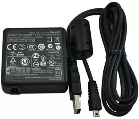 Camera Nikon Power Adapter DIGICLAMBO Original EH-69P USB AC