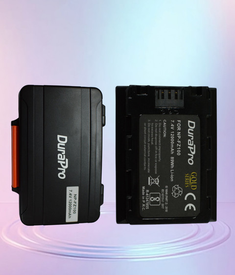 Durapro NP-FZ100 GOLD 12000mah Baatery Camera Battery Charger