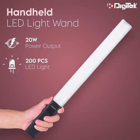 DIGITEK Portable Handheld LED Light Wand with NP F750 Battery