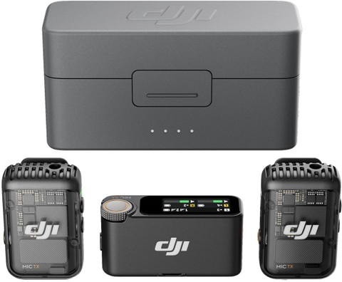 dji MIC 2 (2TX+1RX) Intelligent Noise Cancelling, Wireless dji MIC 2 (2TX+1RX) Intelligent Noise Cancelling, Wireless