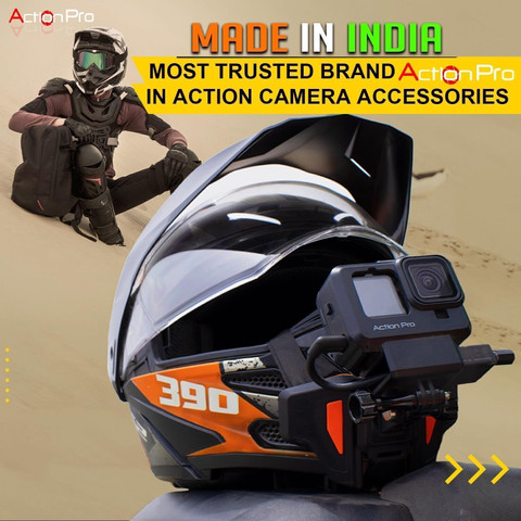 Action Pro Helmet Strap Camera Mount