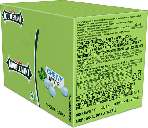 mintおまとめ品 Doublemint Chewy Mints Lemon Mints 30.4 Gm - Neelam Foodland Mumbai