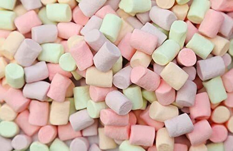 marshmallow  Veganic Marshmallows Pure Veg | Block Shaped Multicolor