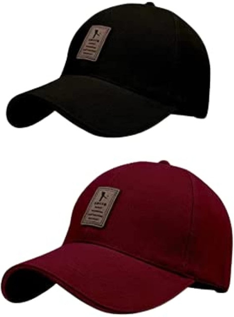 HATLIFT Solid Sports/Regular Cap Cap