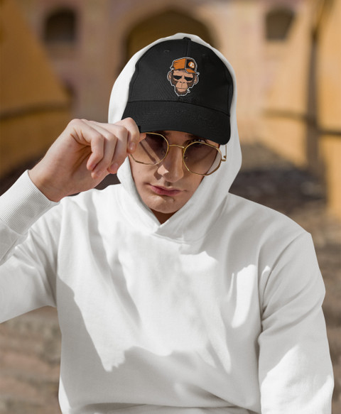 KiwiCaves Combo Of Solid Black Sports Regular Cap And Green