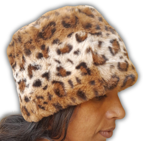 GEJUFF Russian Winter Cap Women, Men, Latest Christmas New Year Hat  TigerPrint Topi Animal Print Skull Cap Cap