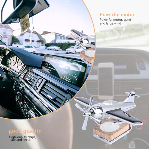 LOVMOTO Car Air Freshener Car Fragrance Diffuser Creative Solar Helicopter  Perfume 300 Air Purifier