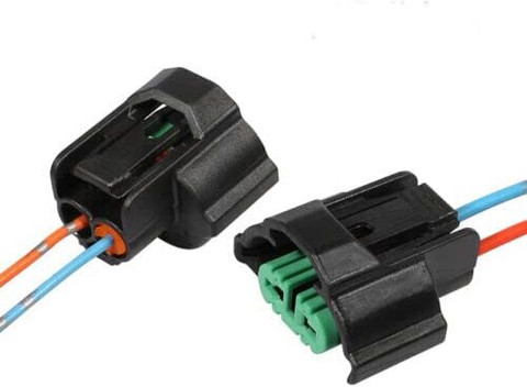 Flosser Wire Harness Pigtail Socket For 881 Fog Light Bulbs – Female Plug Adapter (9441) – 2-Pack, 12V