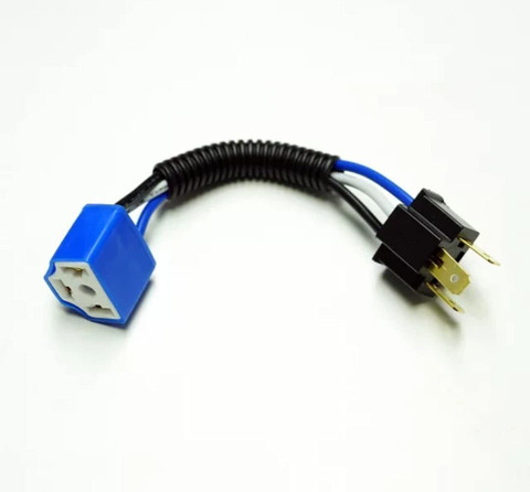 Auto-Ex H4 Car Motorcycle Headlight Ceramic Bulb Holder Female To