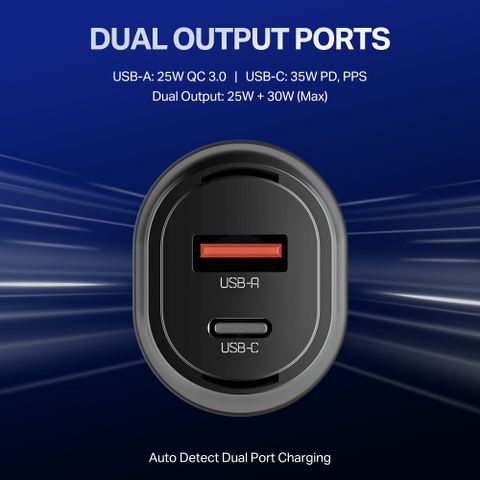 boAt 55W Qualcomm 3.0 Turbo Car Charger (Black) - Image 5