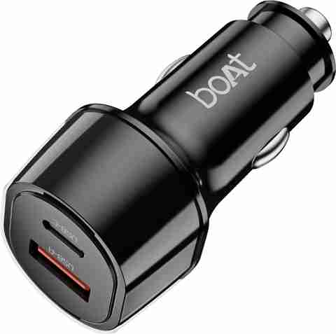boAt 55W Qualcomm 3.0 Turbo Car Charger (Black) - Image 3
