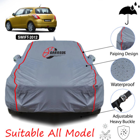 GARREGE Car Cover For Maruti Suzuki Swift AMT VDI (With Mirror - Main Image