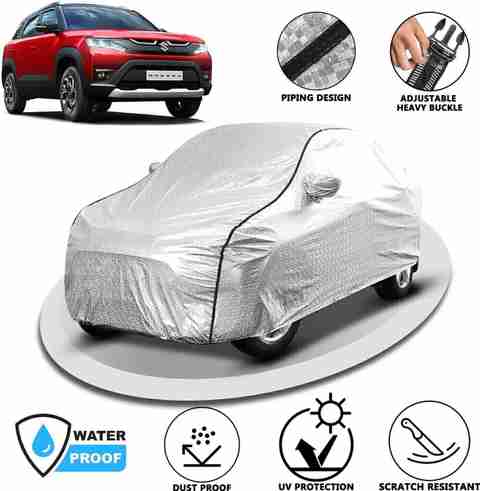 FABTEC Car Cover For Maruti Suzuki Vitara Brezza (With Mirror