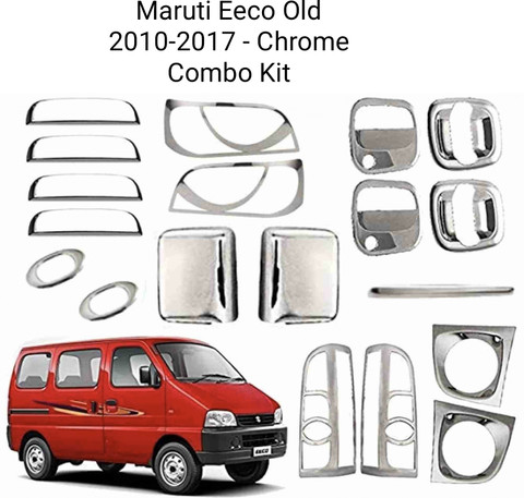 Autxin Full Chrome Combo Kit Exterior Garnish Accessories-Eeco