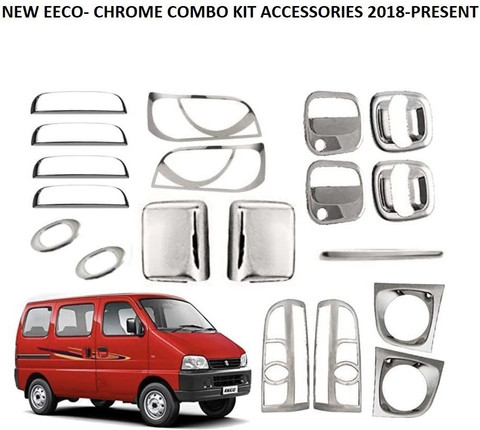 Autxin Full Chrome Combo Kit Exterior Garnish Accessories Eeco