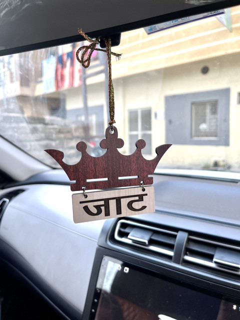 UNIQUE ART JAAT Car Rear View Mirror Decoration Accessories Car